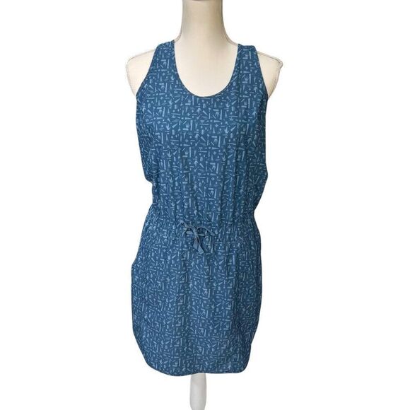 Patagonia Dresses & Skirts - Patagonia Fleetwith Printed Crossback Lightweight Mini Dress Blue Size Small